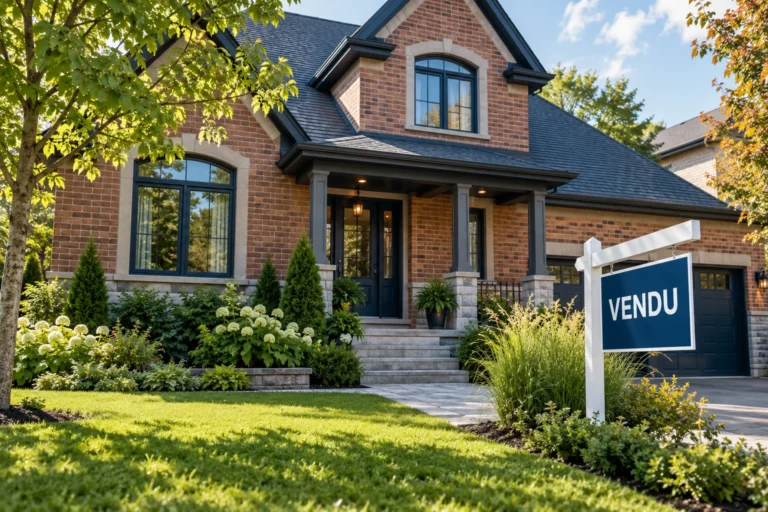 Maison préparée pour la mise en vente au Québec